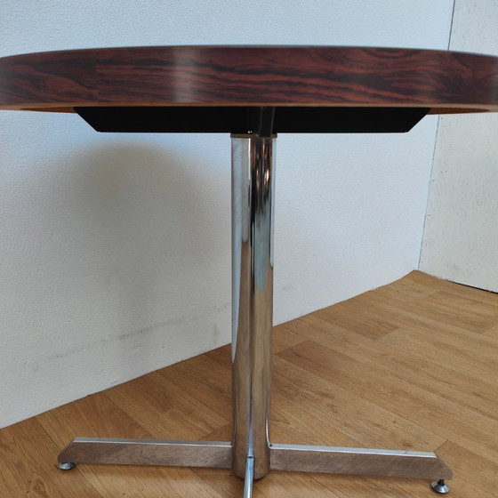 Image 1 of Vintage round Mid Century dining table kitchen table