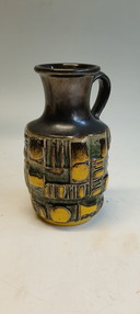 Ü ceramic vintage 1960s West Germany vase can