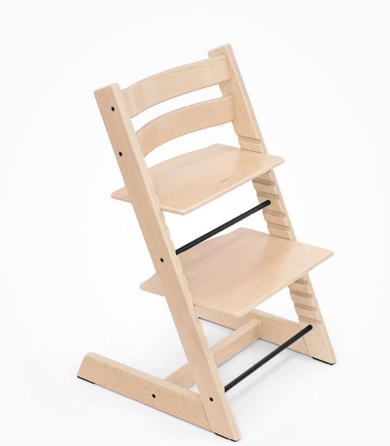 Image 1 of Seggiolone Tripp Trapp + cestino portaoggetti - Bianco