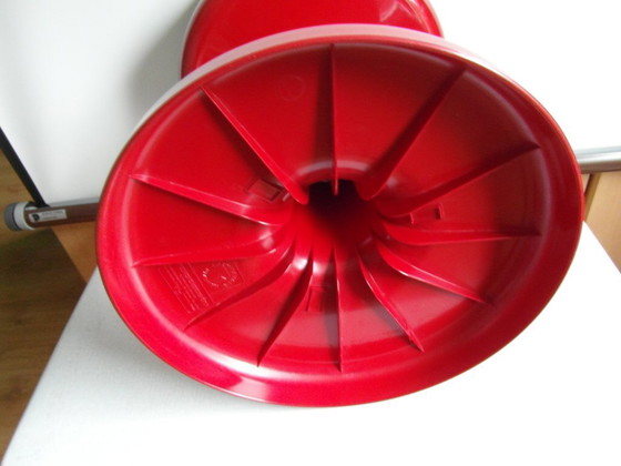 Friedriech Stuckenbroker Space Age Stool – Friedrich Stuckenbröker, Plastic, Textile (photo 5 of 10)