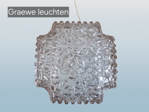 Lámpara de pared Van Graewe Leuchten de mediados de siglo – wandlampen, Glass, Metal