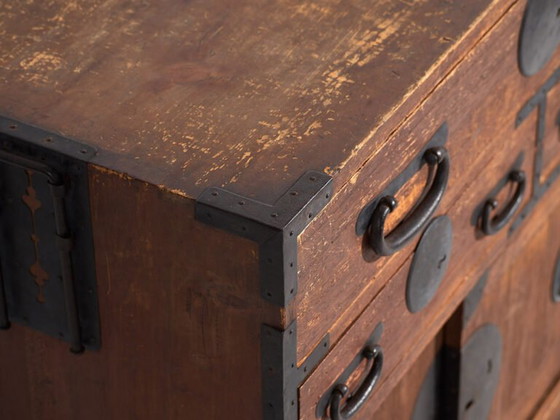 Tansu giapponese antico - Periodo Meiji / Taishō (ca. ) #52 – Cassettiere, Iron (photo 17 of 40)