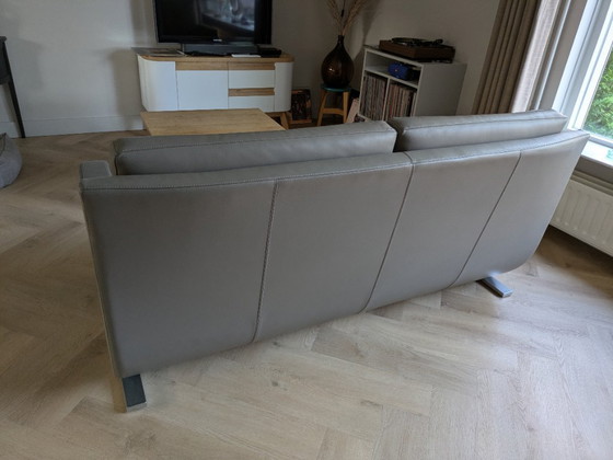 Image 1 of Leolux Timandra taupe - 2,5 zits Design bank 