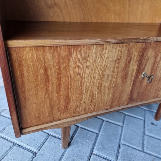 Vintage Wandkast Minibar Kastje Mid Century – Wood (photo 11 of 15)