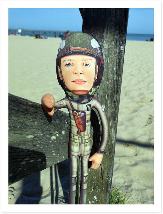 Image 1 of 101st Airborne gift | paratrooper gift for veteran | WW2 paratrooper collectible figurine | D Day history decor | military offic