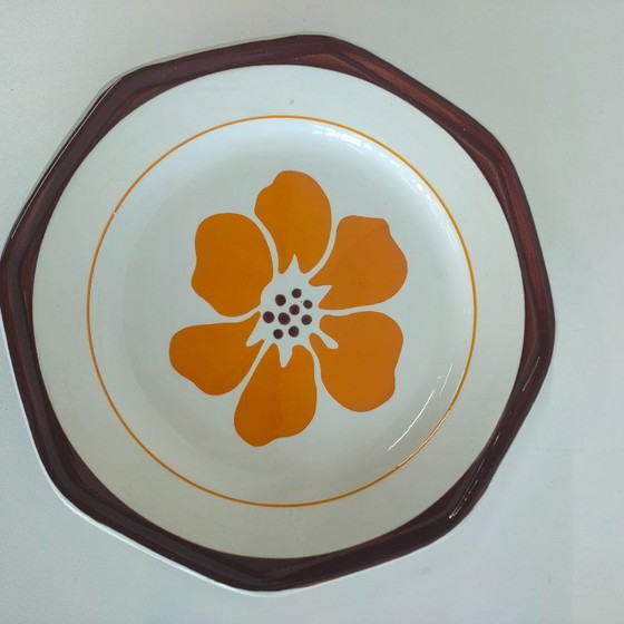Image 1 of Set of 6 Vintage plates by Giovanni Valdarno for Ironstone
