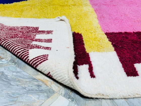 Image 1 of Marokkanischer Teppich aus Naturleinen, 300 x 150 cm 