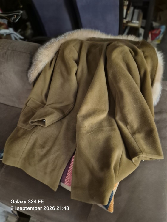 Manteau Col Fourrure – Marella, Cadeaux, Textile, Wool (photo 5 of 9)