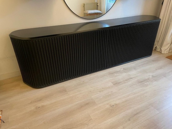 Image 1 of Schwarzes A'dammer Sideboard, Pastoe, 1980er Jahre