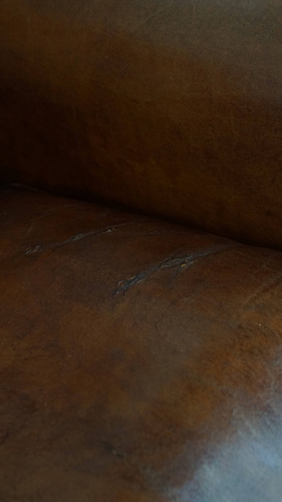 Image 1 of Grote Schapenleren Oorfauteuil