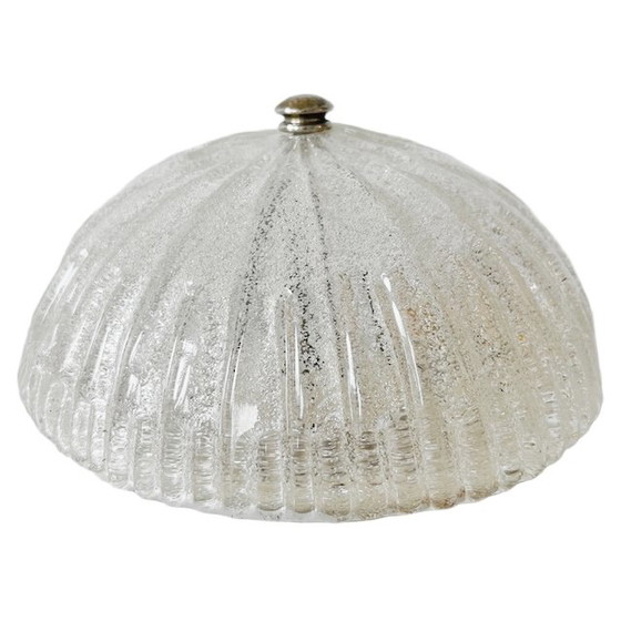 Image 1 of Mid Century Murano-Eisglas-Deckenleuchte 1970