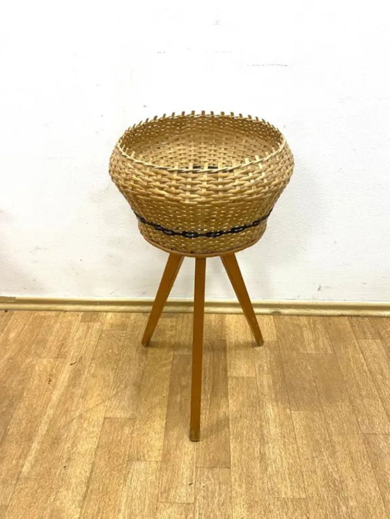 Image 1 of Retro Flower Stand, 1970s, Czechoslovakia