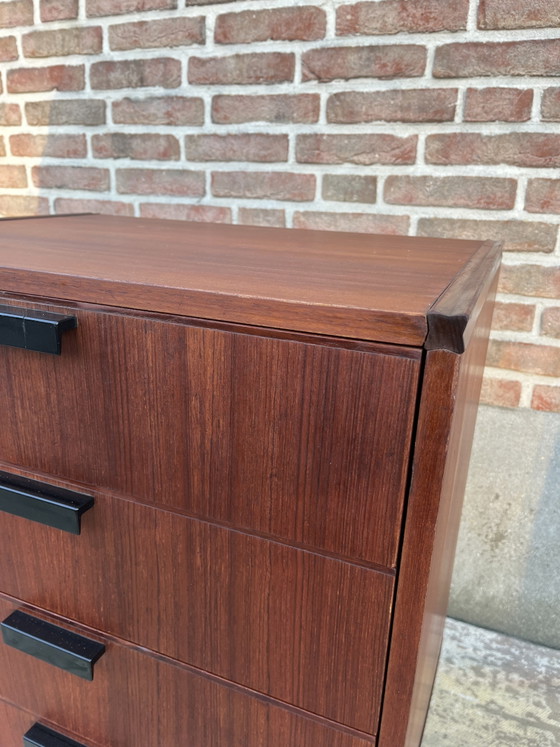 Image 1 of Vintage Made to Measure ladenkast met 4 laden door Cees Braakman voor Pastoe,