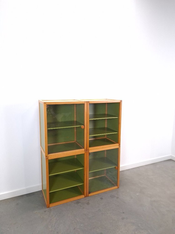 Design Flötotto Profilsystem Mobile modulare – 4 parti – Faggio verde, Mobile 2 – Armadi a muro, Plastic (photo 21 of 25)