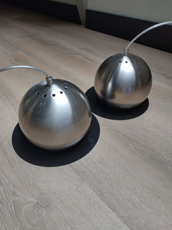 Meerdere Retro Lampen – Hanglampen, polished steel, Aluminium (photo 2 of 5)