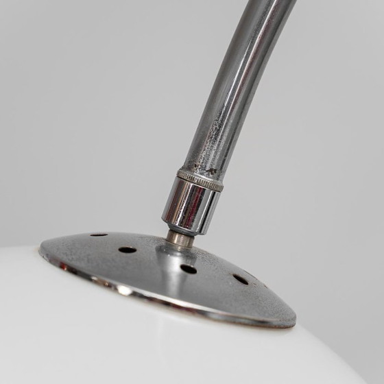 Image 1 of LAMPADA DA TERRA AD ARCO HARVEY GUZZINI ANNI '70 VINTAGE MODERNARIATO