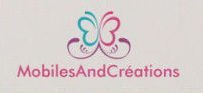 Image 1 of Handmade "Elephant And Hearts In The Clouds" Baby Mobile