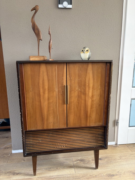 Vintage Philips TV Cabinet Lowboard Cabinet from the 60s