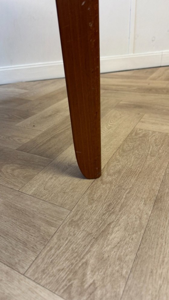 Image 1 of table basse ovale vintage en teck