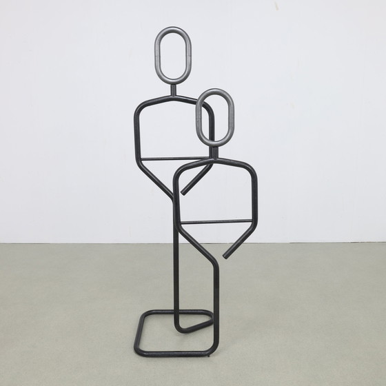 Image 1 of Dressboy postmoderne en métal, 1980