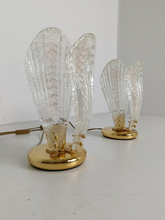 Image 1 of Italian Murano Glass Petali Table Lamp, 1970s