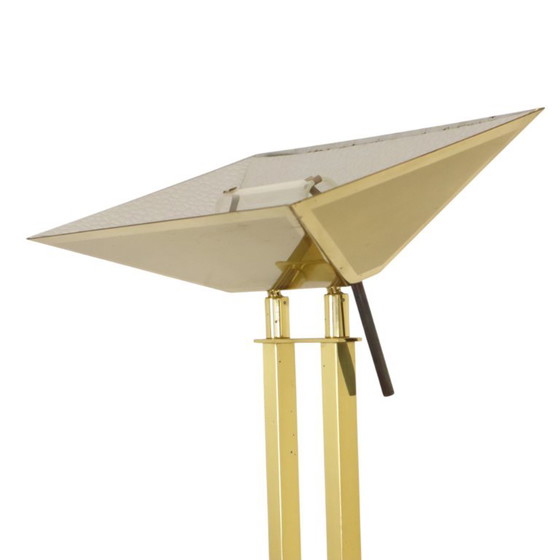 Lampadaire Golden Deknudt, design Willy Rizzo, style Hollywood Regency – Chrome (photo 10 of 16)