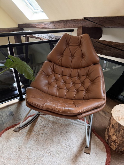 Fauteuil à bascule Artifort F588, fauteuil à bascule Geoffrey Harcourt
