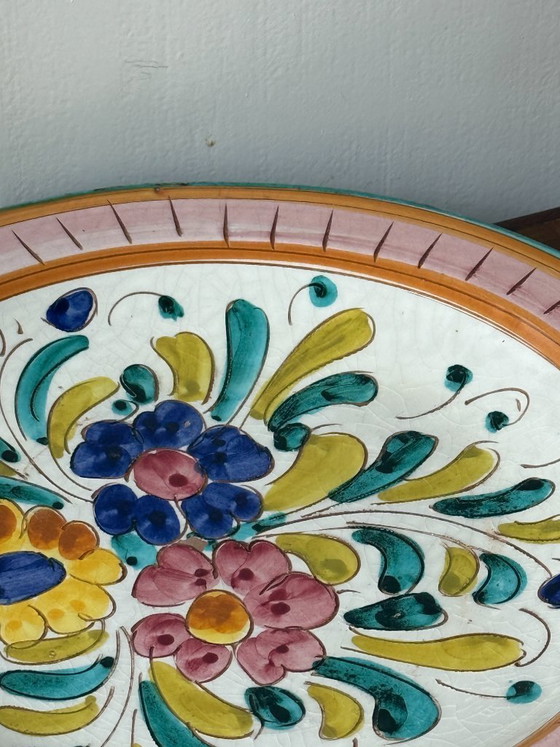 Image 1 of Floral Mediterranean ceramic dish
