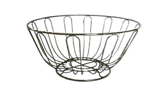 Image 1 of Vintage fruitschaal van draad