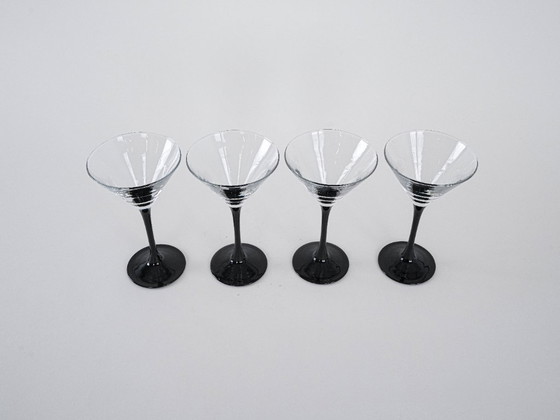 Image 1 of Set of martini glasses, Danish design, 1970s, manufactured in Denmark