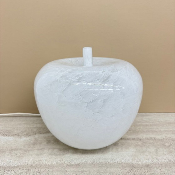 Image 1 of Vintage Eickmeier vintage glass table lamp apple shaped , 1970s