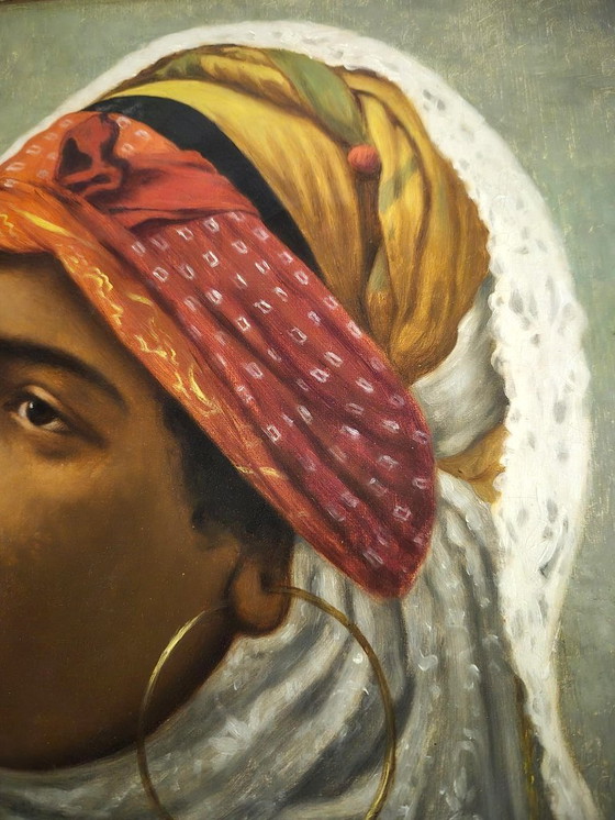 Image 1 of Luis Anglada Pinto - Young Asian woman with bare breasts