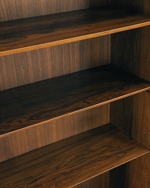 Vintage palissanderhouten boekenkast van Poul Hundevad, Denemarken, jaren 1960