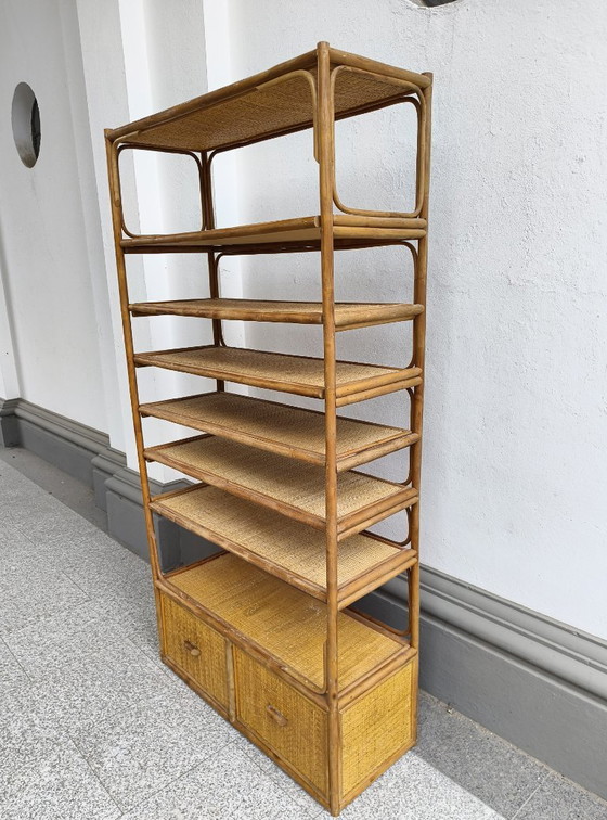 Libreria italiana in rattan e bambù – Gabriela Crespi Style, Librerie (photo 3 of 17)