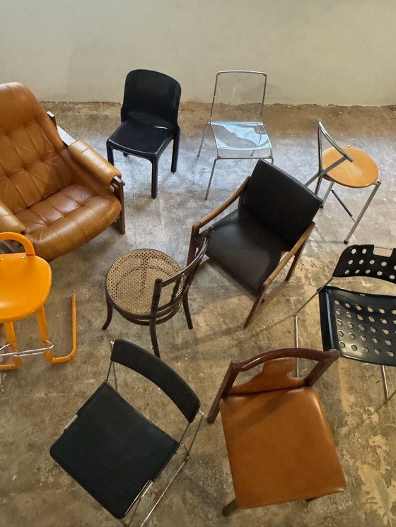 Image 1 of 6 sedie attribuite a Luigi Salocchi per Sormani, anni '60