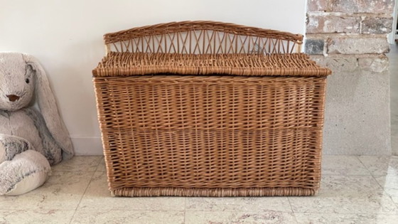 Handgemaakte, gesigneerde vintage aardewerk vaas – Ladekasten, Rattan (photo 4 of 37)