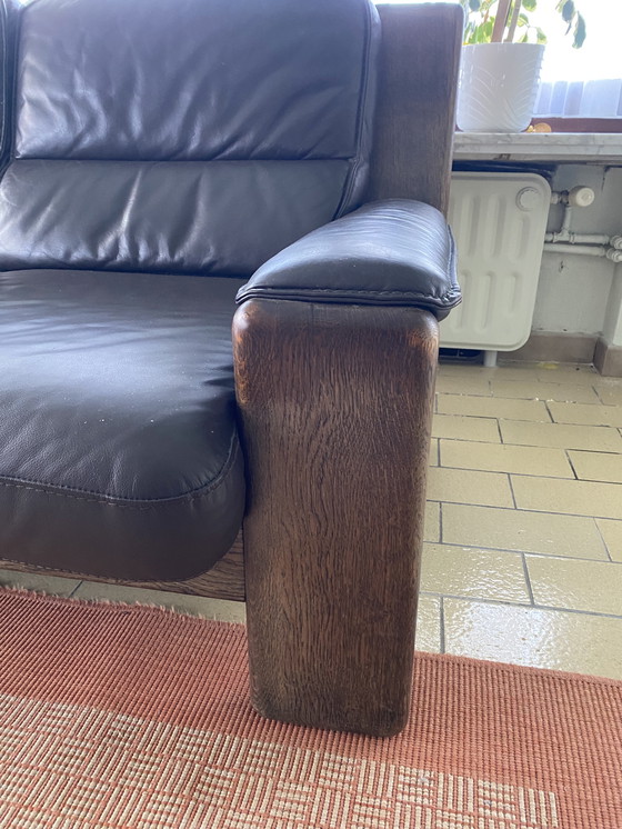 Image 1 of Set Durlet vintage (tre posti, due posti singoli e tavolino da caffè)