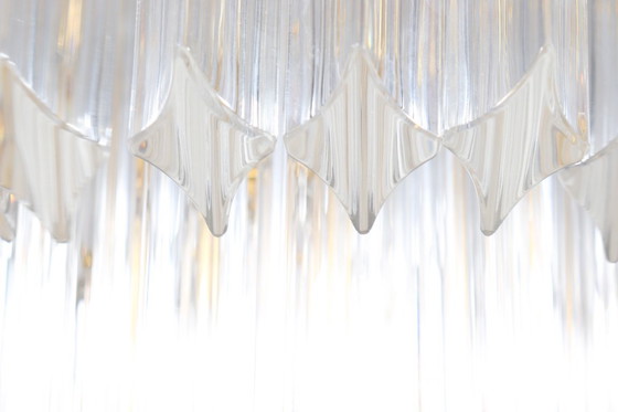 Image 1 of Large waterfall floor lamp/floor lamp by Novaresi, Murano glass, Italy, 1970s