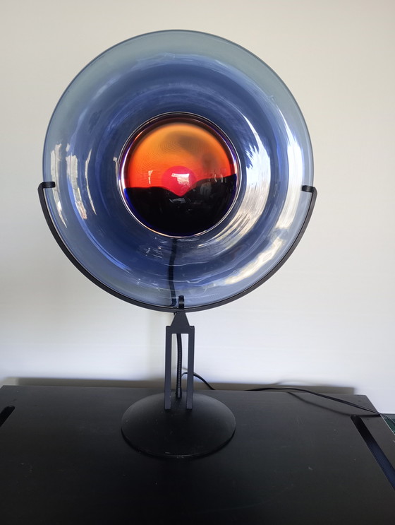 Image 1 of Murano sunset table lamp Elio Raffaelli, Robert Cammozzo