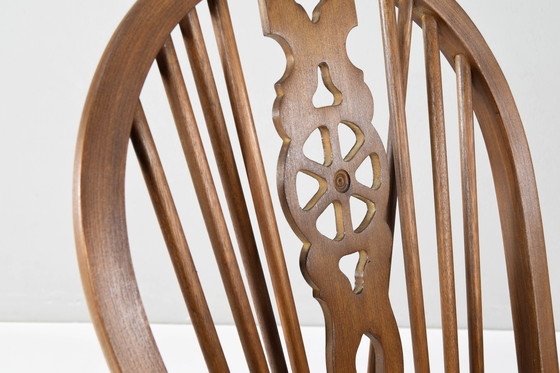 Image 1 of Windsor Antike frühe 20. englische viktorianische Esszimmerstühle, Satz von vier