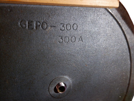 Image 1 of Lampada da terra di metà secolo con paralume in plastica