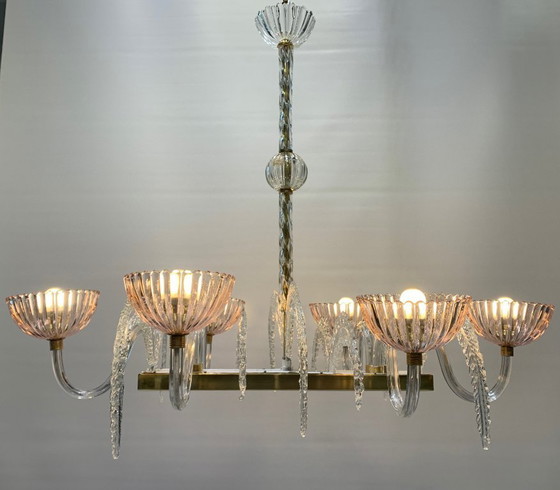 Image 1 of Pendant chandelier ++RARITY ++SEGUSO V.A. restored with company stamp