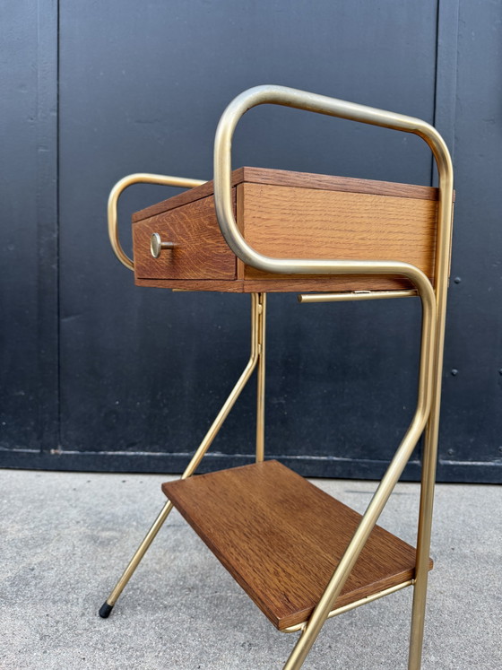 Image 1 of Nachtkastje in Scandinavische stijl uit de jaren 60.