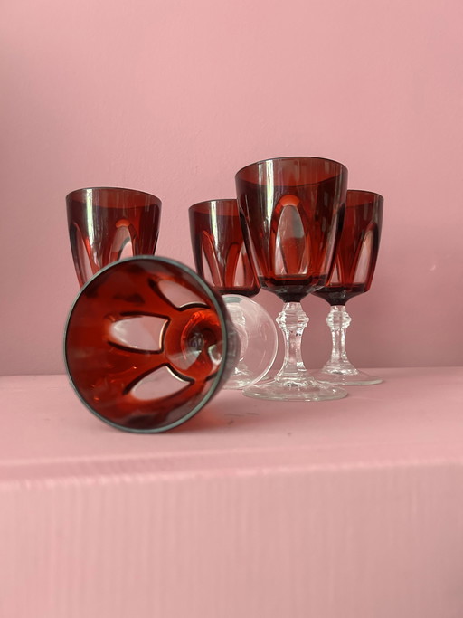 5 copas de vino Cristal D'Arques Luminarc