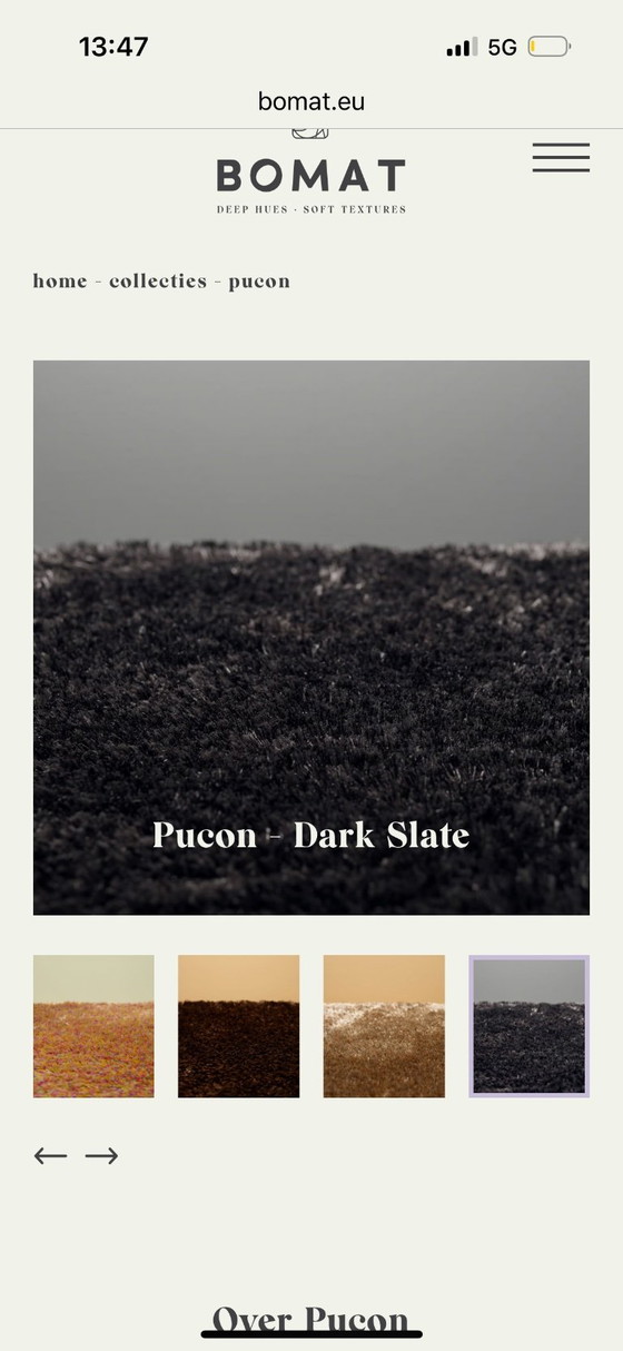 Image 1 of Tapis Bomat (Pucon) 300x720 cm, Dark slate