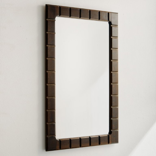 MK11834 Spiegel met frame van grenenhout