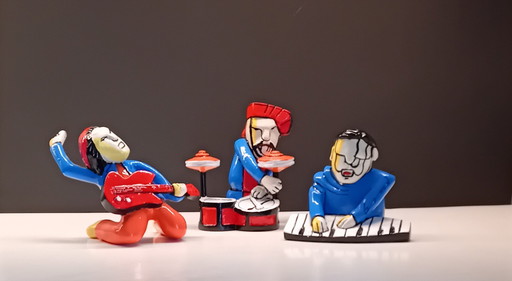 Herman Brood --Set Of 3 Sculptures---The Band