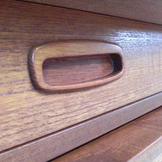 Image 1 of Kleine Kommode, Nähtisch mit 2 Schubladen, O.M.F., 1960er Jahre