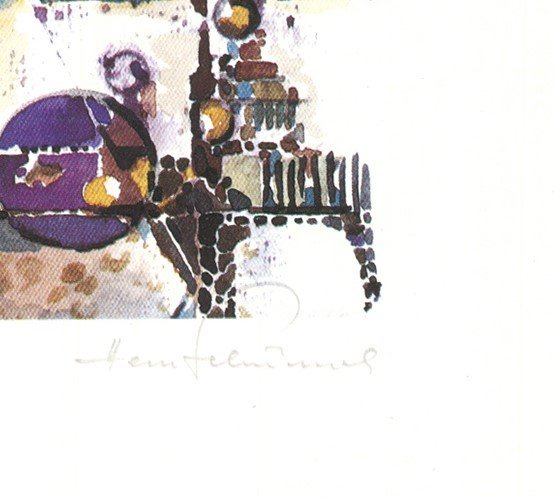 Image 1 of Schüppel, Hem - Untitled - Color offset lithograph - Artists of the World - Handsigned