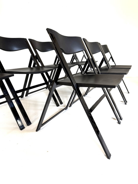Image 1 of Sedia pieghevole 6x Design 'P08', Justus Kolberg, Tecno '90